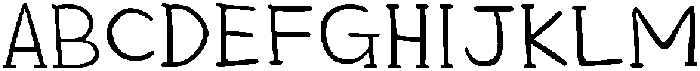 HUKnderlandKR Regular otf (400) Font UPPERCASE