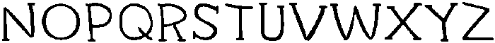 HUKnderlandKR Regular otf (400) Font UPPERCASE