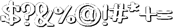 HUKnderlandKR WhiteB otf (700) Font OTHER CHARS
