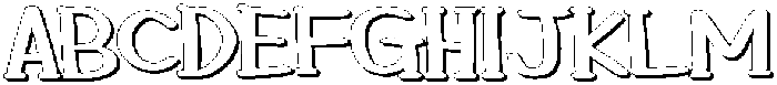 HUKnderlandKR WhiteB otf (700) Font UPPERCASE