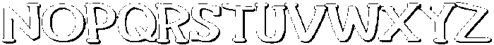 HUKnderlandKR WhiteB otf (700) Font UPPERCASE