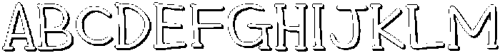 HUKnderlandKR WhiteR otf (400) Font UPPERCASE