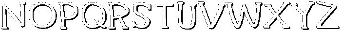 HUKnderlandKR WhiteR otf (400) Font UPPERCASE