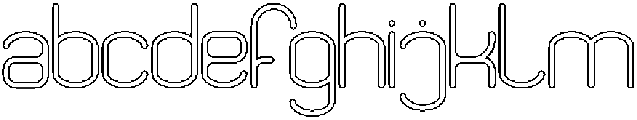 HUMANIZED MACHINE-Hollow otf (400) FONT