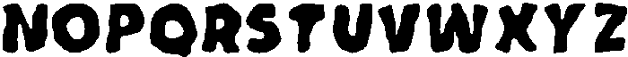 HUMBIMO Regular otf (400) Font LOWERCASE
