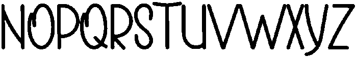 HUMBLE Regular otf (400) Font LOWERCASE