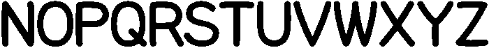 HUMalrang Bold otf (700) Font UPPERCASE