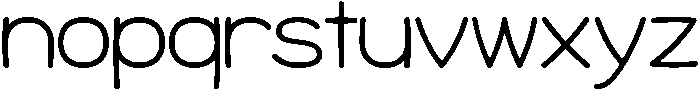 HUMalrang Light otf (300) Font LOWERCASE