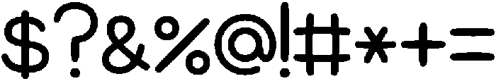 HUMalrang Regular otf (400) Font OTHER CHARS