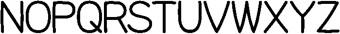 HUMalrang Regular otf (400) Font UPPERCASE