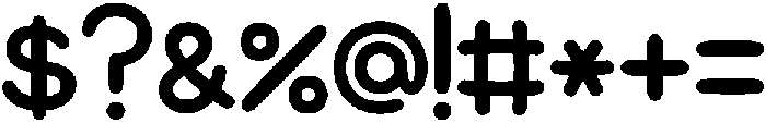 HUMalrang Semi Bold otf (600) Font OTHER CHARS