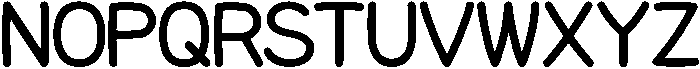 HUMalrang Semi Bold otf (600) Font UPPERCASE