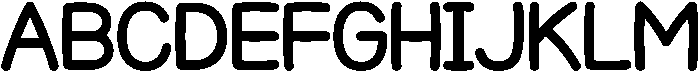 HUMalrangKR Bold otf (700) Font