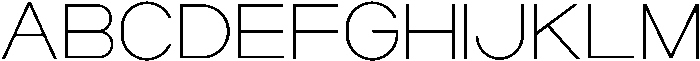 HUMobydick Light otf (300) Font UPPERCASE