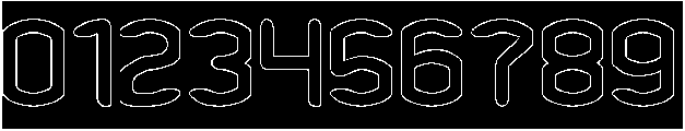 HUNDRED PERCENT-Hollow-Inverse otf (400) Font OTHER CHARS