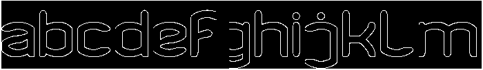HUNDRED PERCENT-Hollow-Inverse otf (400) FONT