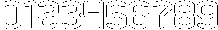 HUNDRED PERCENT-Hollow otf (400) Font OTHER CHARS