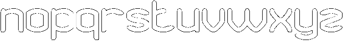 HUNDRED PERCENT-Hollow otf (400) Font LOWERCASE