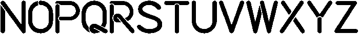 HUNoodleKR Bold otf (700) Font UPPERCASE