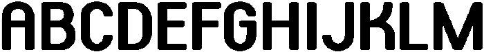 HURetroroundKR Bold otf (700) Font UPPERCASE