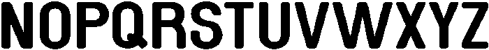 HURetroroundKR Bold otf (700) Font UPPERCASE