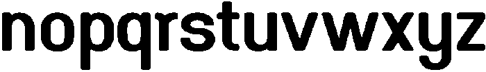 HURetroroundKR Bold otf (700) Font LOWERCASE
