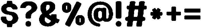 HURetroroundKR Extra Bold otf (700) Font OTHER CHARS