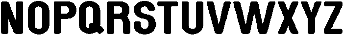 HURetroroundKR Extra Bold otf (700) Font UPPERCASE