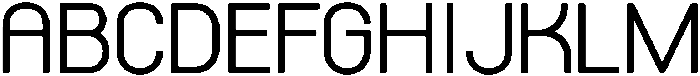 HURetroroundKR Light otf (300) Font UPPERCASE