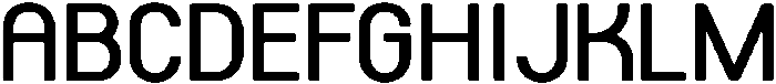 HURetroroundKR Medium otf (500) Font UPPERCASE