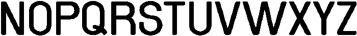 HURetroroundKR Medium otf (500) Font UPPERCASE