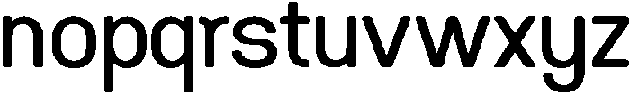 HURetroroundKR Medium otf (500) Font LOWERCASE