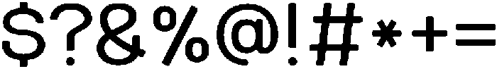 HURetroroundKR Regular otf (400) Font OTHER CHARS