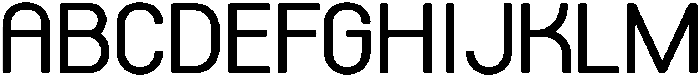 HURetroroundKR Regular otf (400) Font UPPERCASE