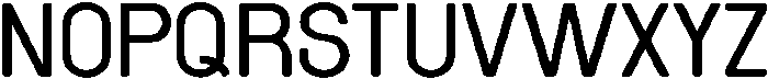 HURetroroundKR Regular otf (400) Font UPPERCASE