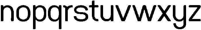 HURetroroundKR Regular otf (400) Font LOWERCASE