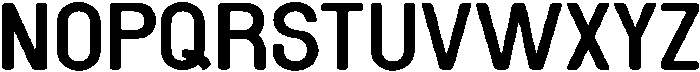 HURetroroundKR Semi Bold otf (600) Font UPPERCASE