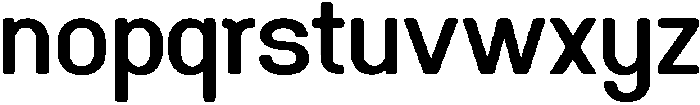HURetroroundKR Semi Bold otf (600) Font LOWERCASE