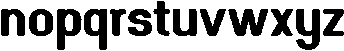 HURetroroundKR VF ttf (400) Font LOWERCASE