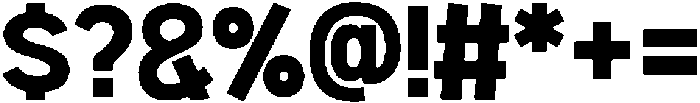 HUSansans Bold otf (700) Font OTHER CHARS