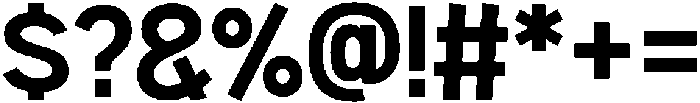 HUSansans Medium otf (500) Font OTHER CHARS