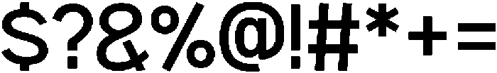 HUSansans Regular otf (400) Font OTHER CHARS