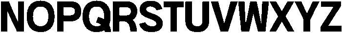 HUSansansKR Bold otf (700) Font UPPERCASE