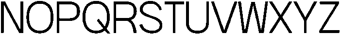 HUSansansKR Light otf (300) Font UPPERCASE