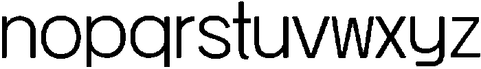 HUSansansKR Light otf (300) Font LOWERCASE