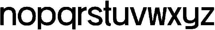 HUSansansKR Regular otf (400) Font LOWERCASE