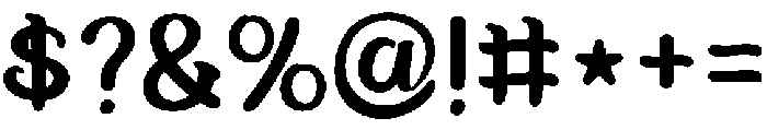 HUSuryeo Bold otf (700) Font OTHER CHARS