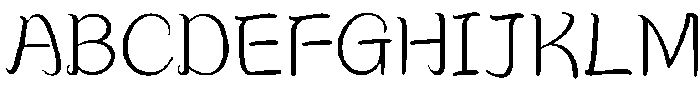 HUSuryeo Light otf (300) Font UPPERCASE