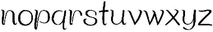 HUSuryeo Light otf (300) Font LOWERCASE