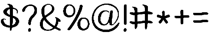 HUSuryeoKR Regular otf (400) Font OTHER CHARS